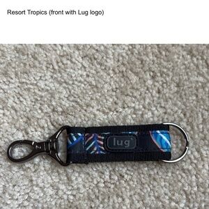 FIRM Price Lug Printed Keychain-Resort Tropics-EUC